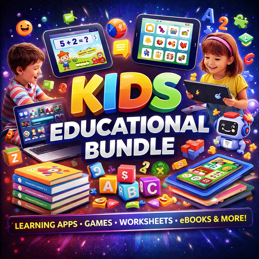Kids Educational Bundle | Fun Learning Worksheets & Printables