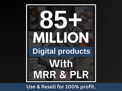 85M Online Digital Products Busines | PLR Asset Library