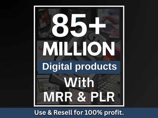 85M Online Digital Products Busines | PLR Asset Library